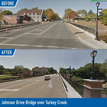 Johnson Drive Bridge over Turkey Creek