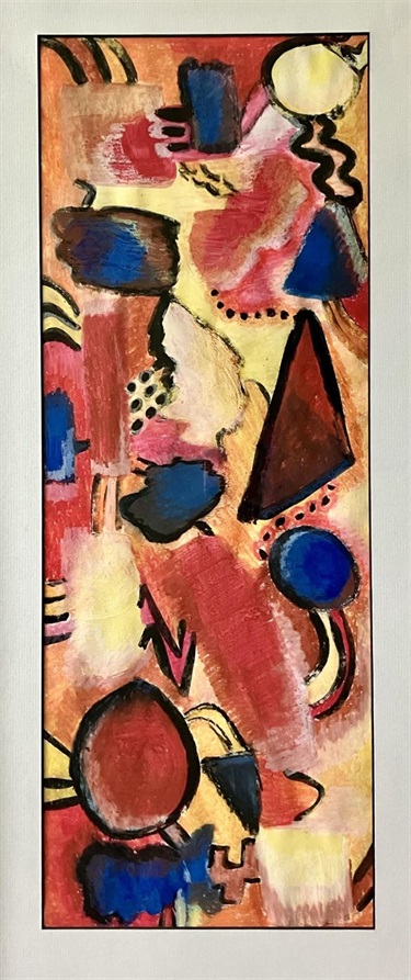 Elementary Abstract 2 Warm Cool