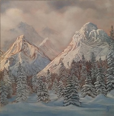 Tranquil Mountain Snow