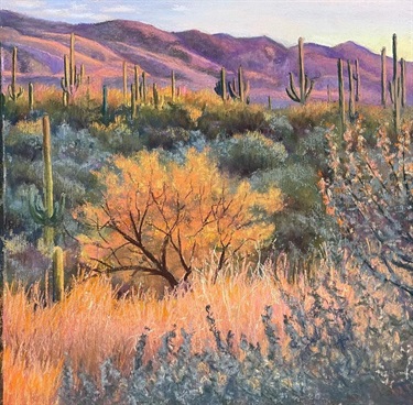 Saguaro-at-Dusk-II-Pamela-Douglas