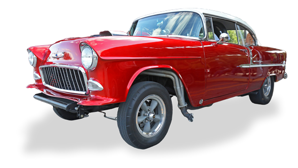 Red classic car at Cruise Night