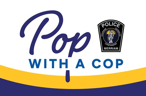 Pop with a Cop with police badge